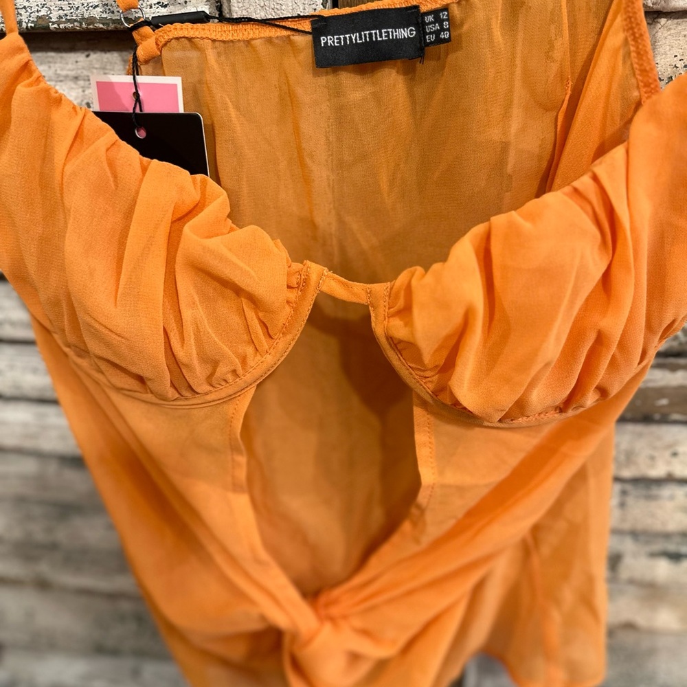 PrettyLittleThing Vibrant Orange Apparel
